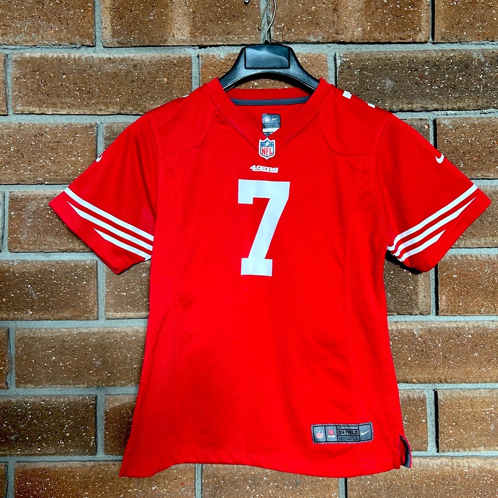 49ers Colin Kaepernick Jersey | Big Kids Size 16 / XL | Women’s Medium